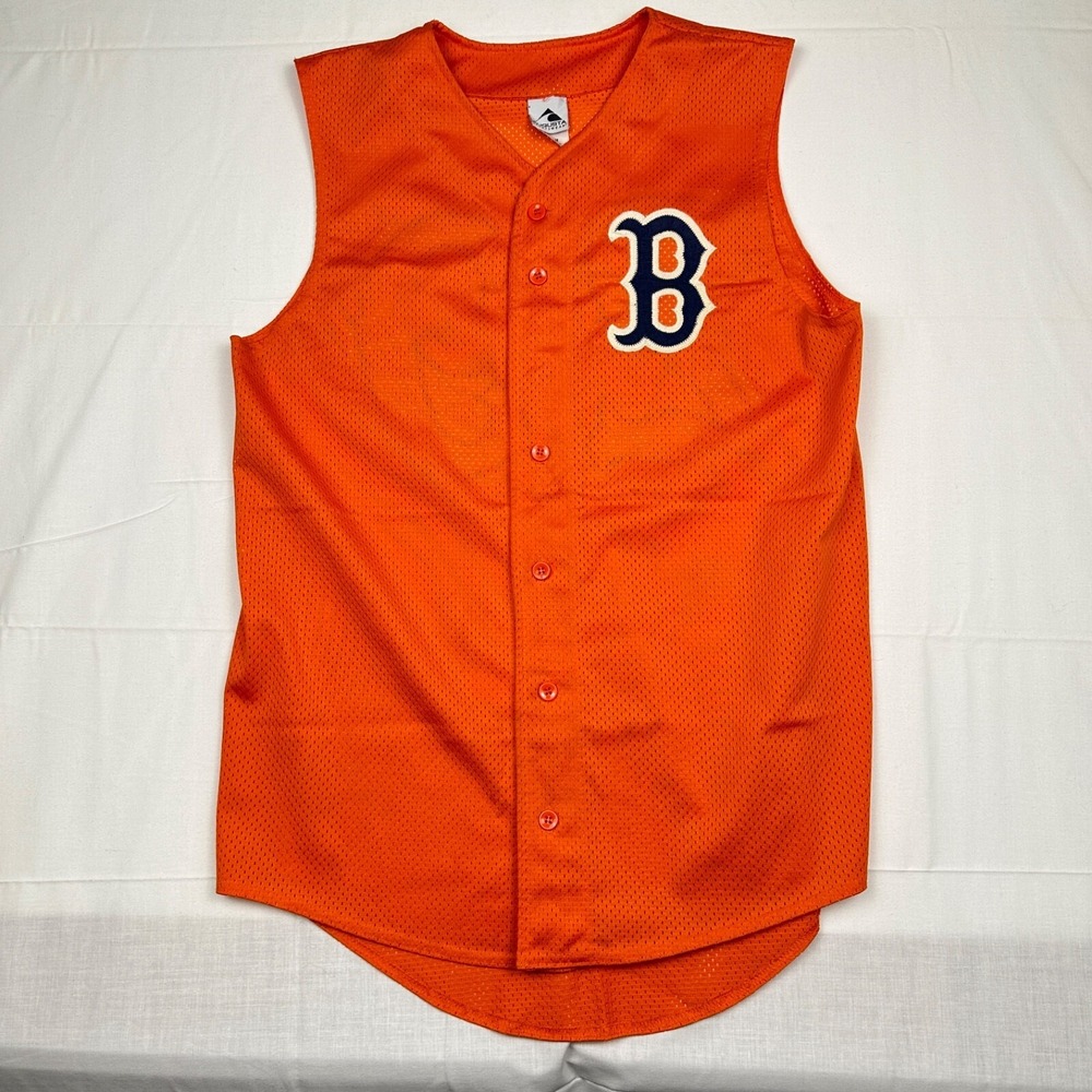 MLB Bengals Cincinnati Baseball Augusta Jersey Sportswear Mens‎ Orange Tank Sz M